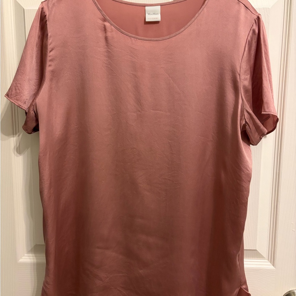 Mauve Satin Women Top